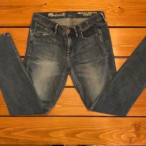 Madewell Skinny Skinny Ankle Jeans - Blue